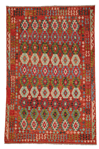 Kilim Afegão 296x198 cm.