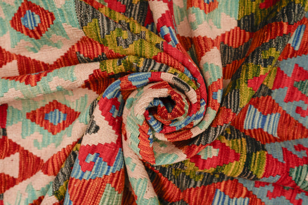 Kilim Afegão 296x198 cm.