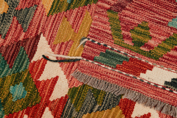 Kilim Afegão 245x173 cm.