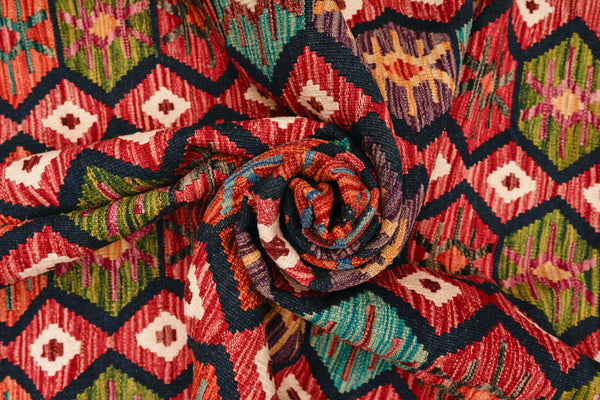 Kilim Afegão 296x205 cm.