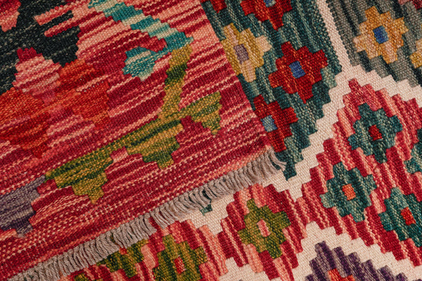 Kilim Afegão 299x204 cm.