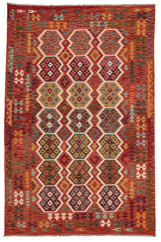 Kilim Afegão 296x202 cm.