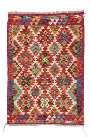 Kilim Afegão 145x101 cm.