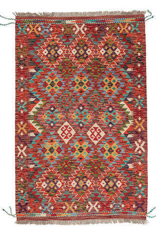 Kilim Afegão 158x102 cm.