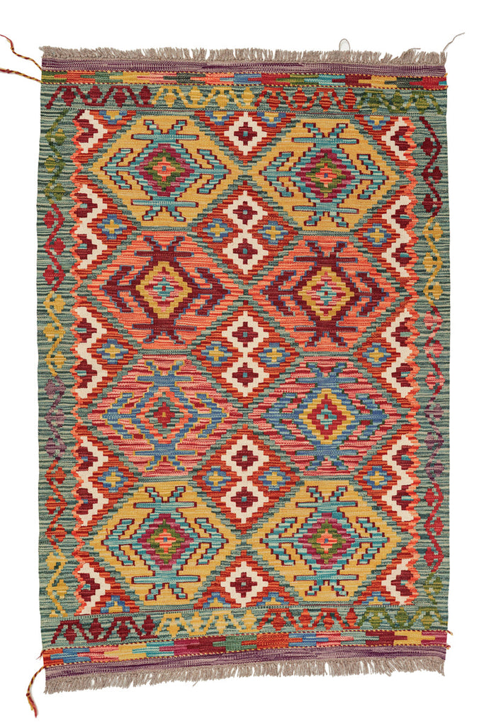 Kilim Afegão 148x102 cm.