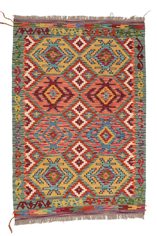 Kilim Afegão 148x102 cm.