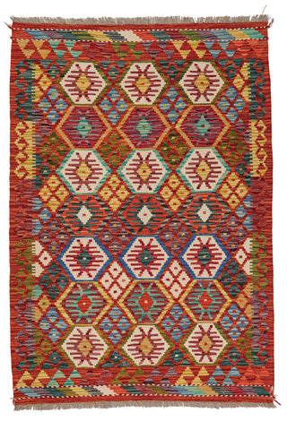 Kilim Afegão 143x101 cm.