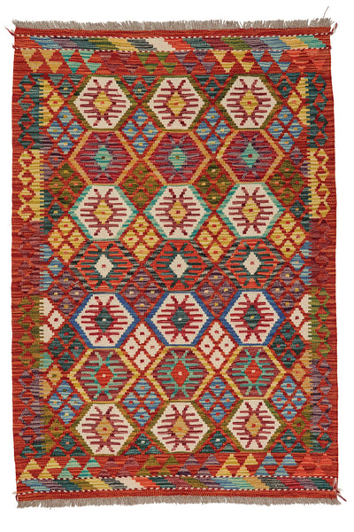 Kilim Afegão 143x101 cm.