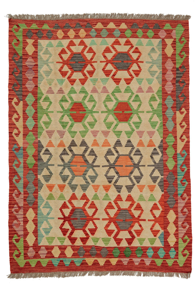 Kilim Afegão 201x146 cm.