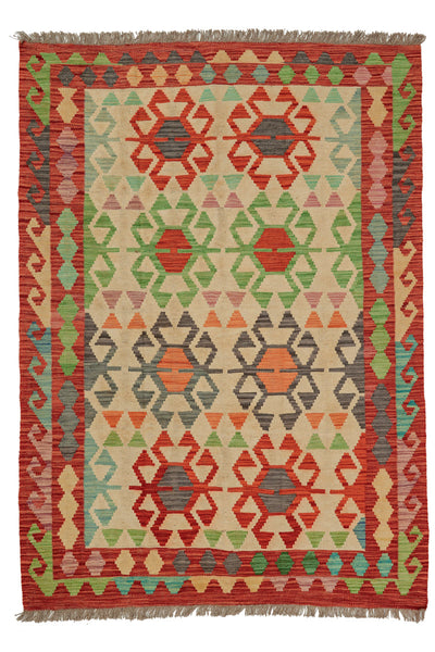Kilim Afegão 201x146 cm.
