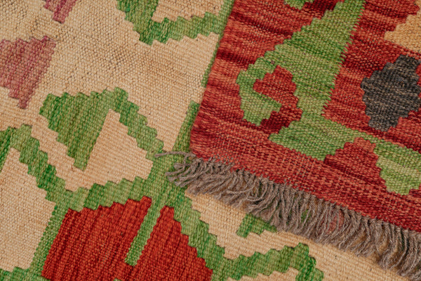Kilim Afegão 201x146 cm.