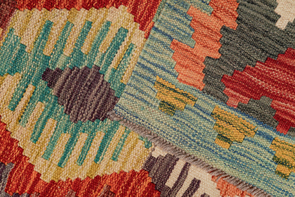 Kilim Afegão 296x200 cm.