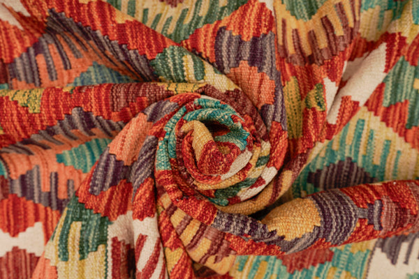 Kilim Afegão 296x200 cm.