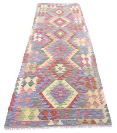 Kilim Afegão 286x87 cm.