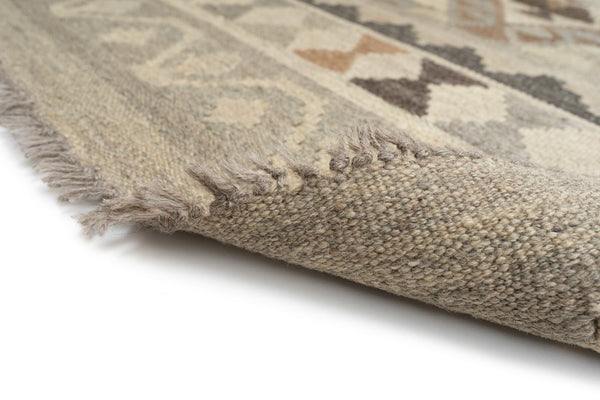 Kilim Afegão Natural 231x79 cm.
