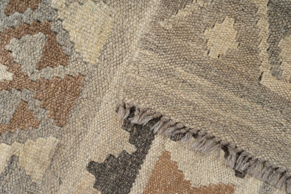 Kilim Afegão Natural 231x79 cm.