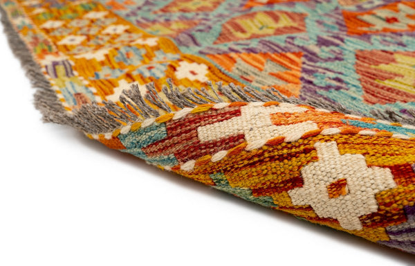 Kilim Afegão 196x154 cm.