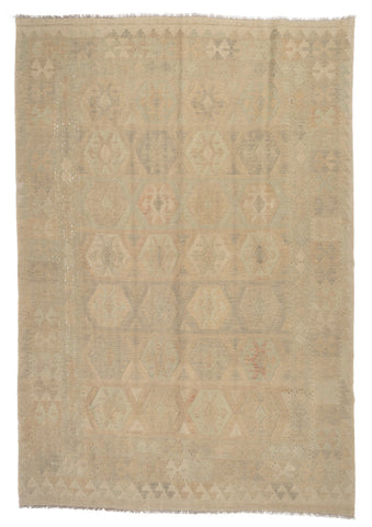 Kilim Afegão 289x196 cm.