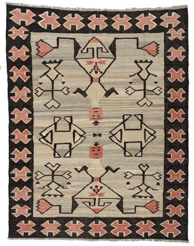 Kilim Afegão 191x151 cm.