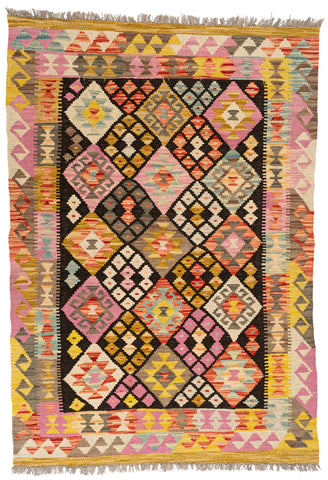 Kilim Afegão 144x99 cm.