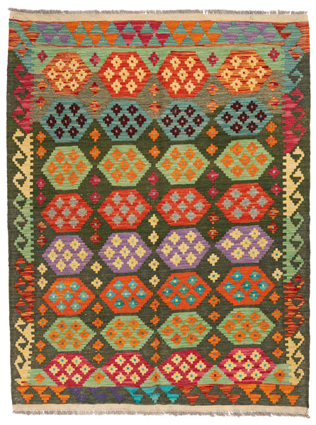 Kilim Afegão 168x126 cm.