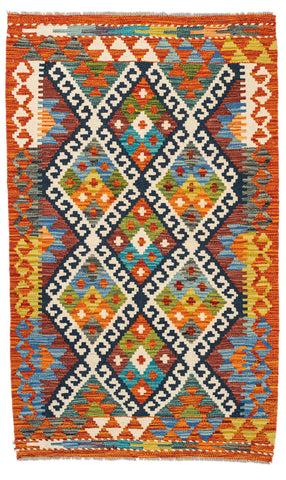 Kilim Afegão 133x81 cm.