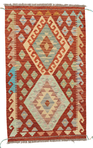 Kilim Afegão 130x78 cm.