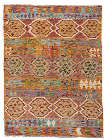 Kilim Afegão 193x145 cm.