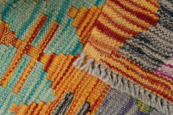 Kilim Afegão 193x145 cm.