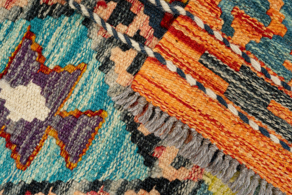 Kilim Afegão 254x176 cm.