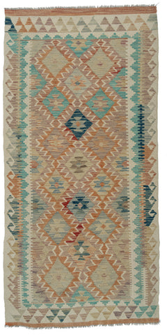 Kilim Afegão 190x92 cm.