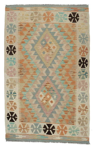 Kilim Afegão 129x80 cm.