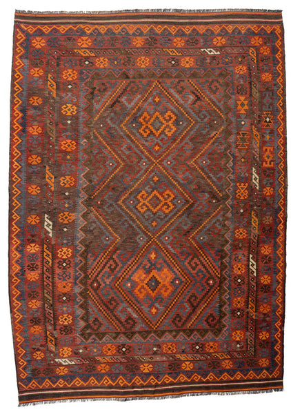 Kilim Afegão 278x206 cm.