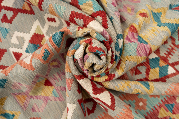 Kilim Afegão 242x172 cm.