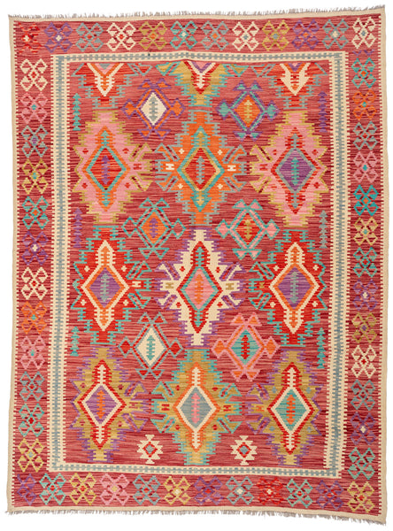 Kilim Afegão 245x184 cm.