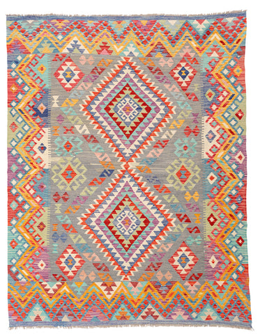 Kilim Afegão 240x187 cm.