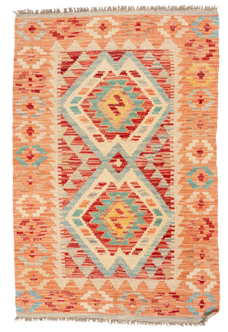 Kilim Afegão 123x81 cm.