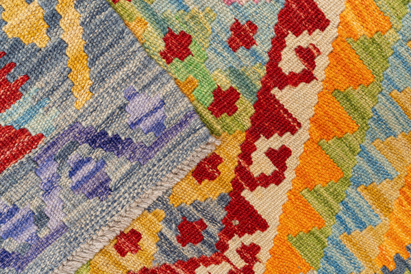 Kilim Afegão 240x77 cm.