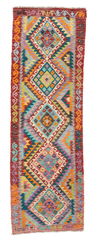 Kilim Afegão 242x78 cm.