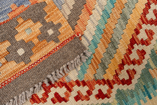 Kilim Afegão 193x62 cm.