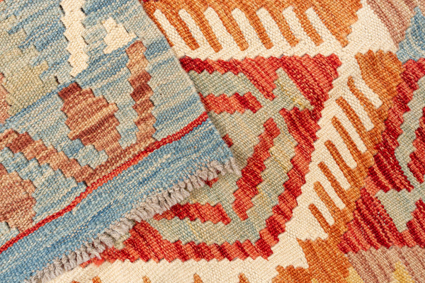 Kilim Afegão 195x156 cm.