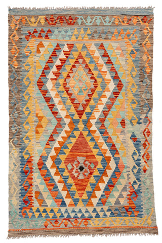 Kilim Afegão 158x101 cm.