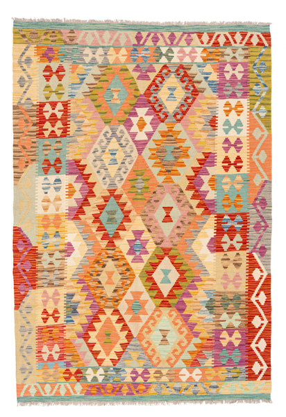 Kilim Afegão 195x132 cm.