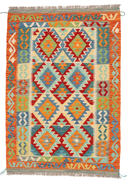 Kilim Afegão 150x103 cm.