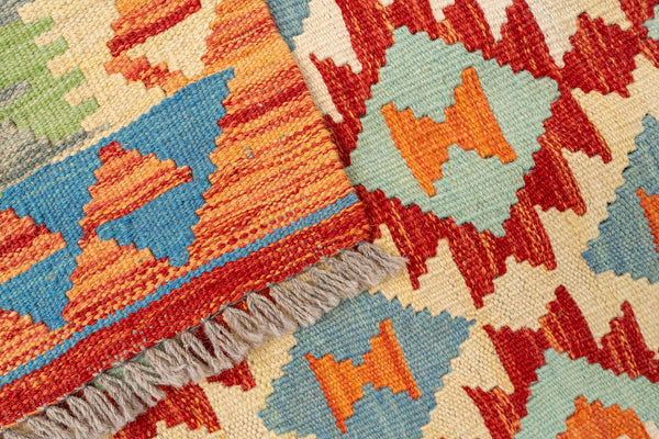 Kilim Afegão 158x101 cm.