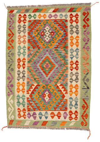 Kilim Afegão 147x101 cm.